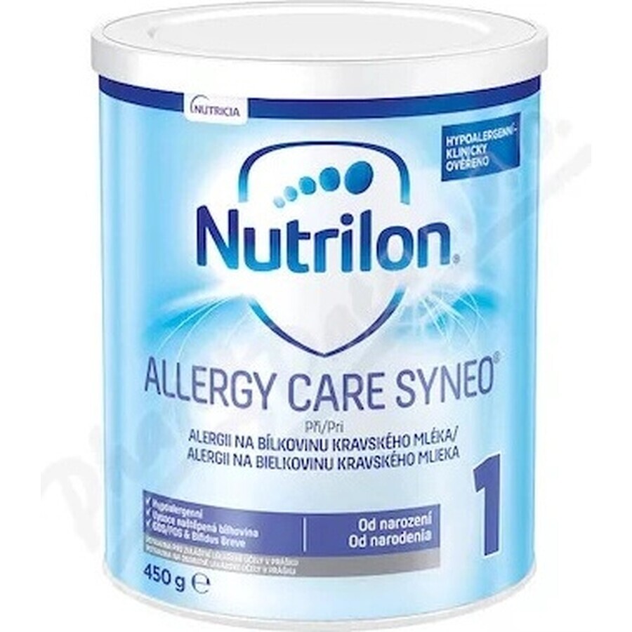 Nutrilon Allergy Care Syneo+ 1 1x450 g, special hypoallergenic milk for babies