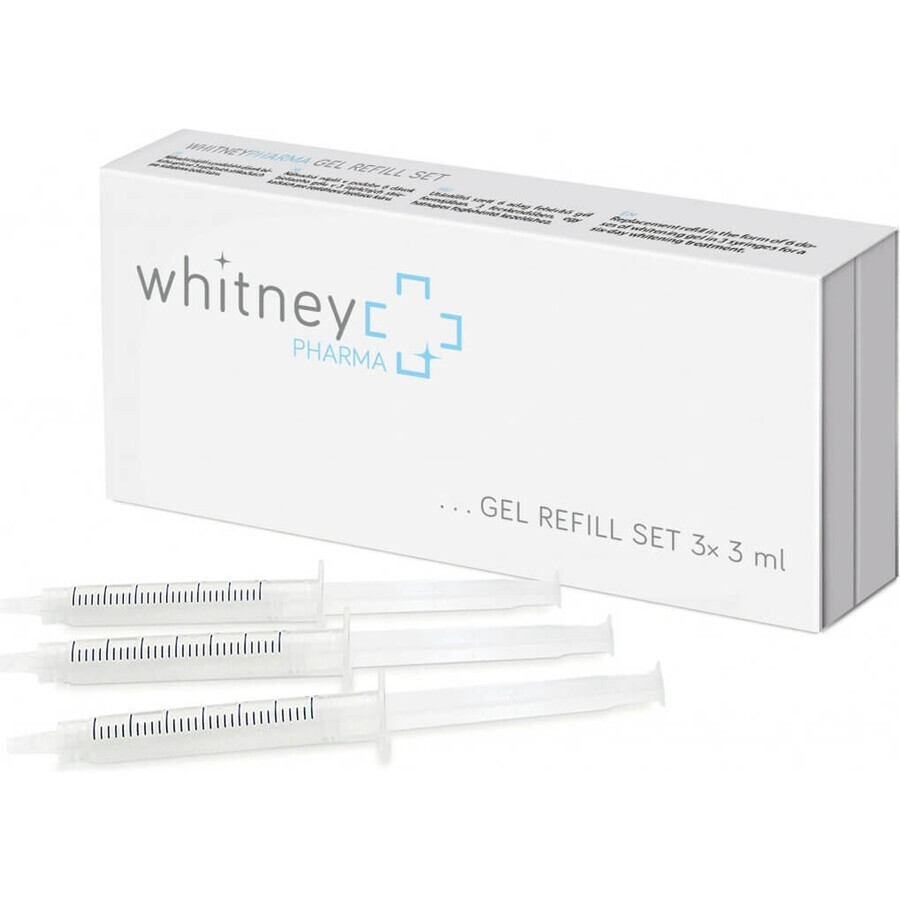 WhitneyPHARMA Zahnaufhellungsset 3×3 ml, Zahnaufhellungsset