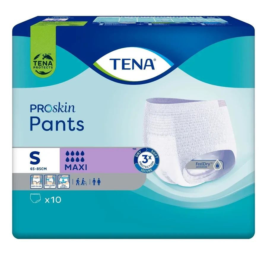 TENA MAXI S Slip MAXI S 10KS 1×10 pcs, slip d'incontinence