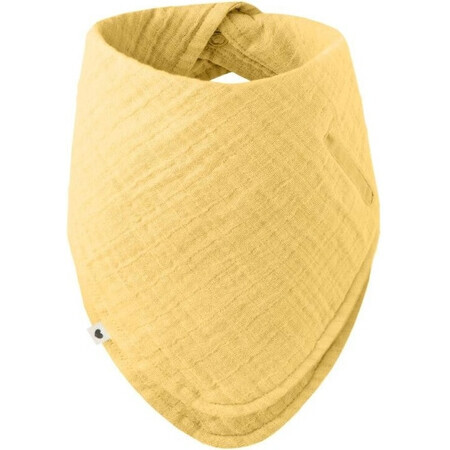 BIBS Bandana bib muselină din bumbac organic, Pale Butter 1×1pcs, bib unt