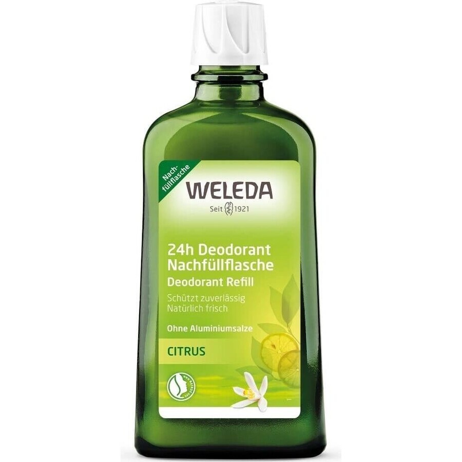 WELEDA Deodorant Citrus 1×200 ml, deodorant, navulling - zonder spray