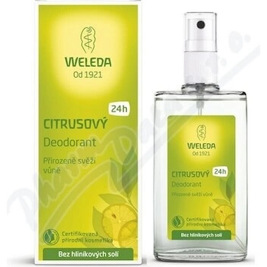 WELEDA Deodorant Citrus 1×200 ml, deodorant, navulling - zonder spray