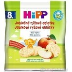 HiPP Biologische rijstwafels met appel 1×30 g, rijstwafels met appel