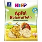 HiPP Biologische rijstwafels met appel 1×30 g, rijstwafels met appel