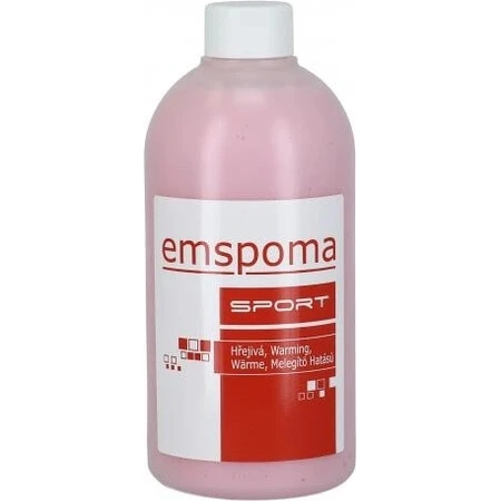 EMSPOMA Warming - rosa "O" 1×500 ml, emulsione da massaggio