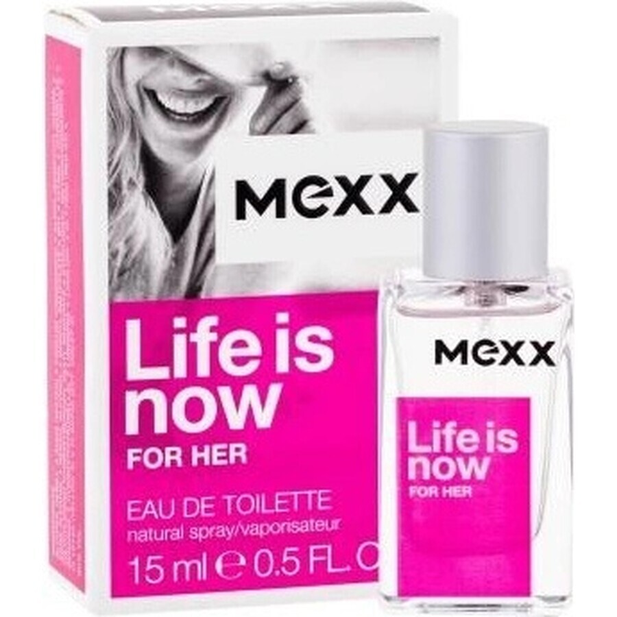 Mexx Life Is Now For Her Edt 15ml 1×15 ml, Eau de toilette