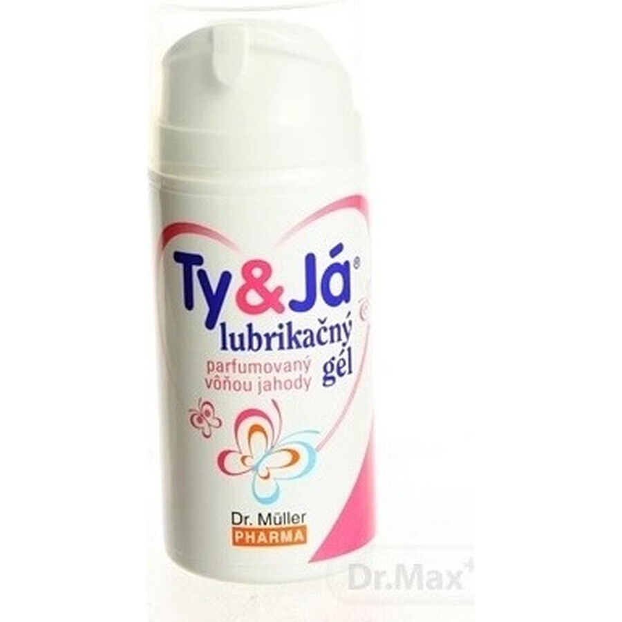 Dr. Müller TY&JÁ GEL LUBRIFICANT parfumat 1×100 ml, aromă de căpșuni