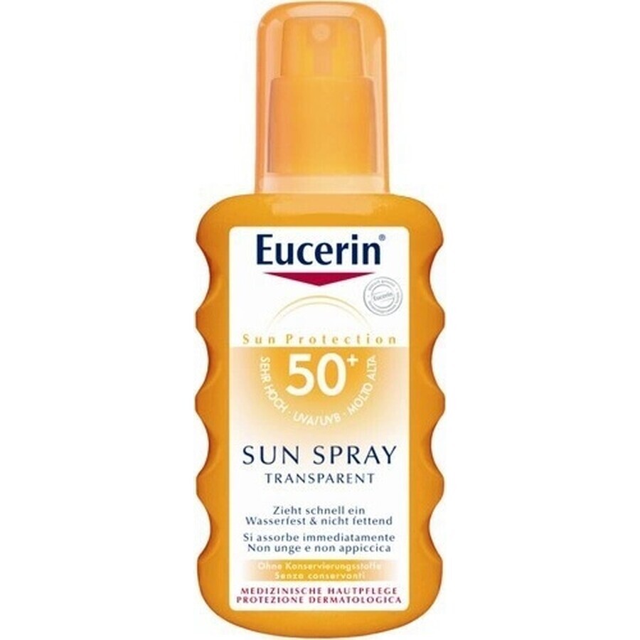 Eucerin SUN Dry Touch OIL CONTROL SPF 50+ 1×200 ml, heldere spray