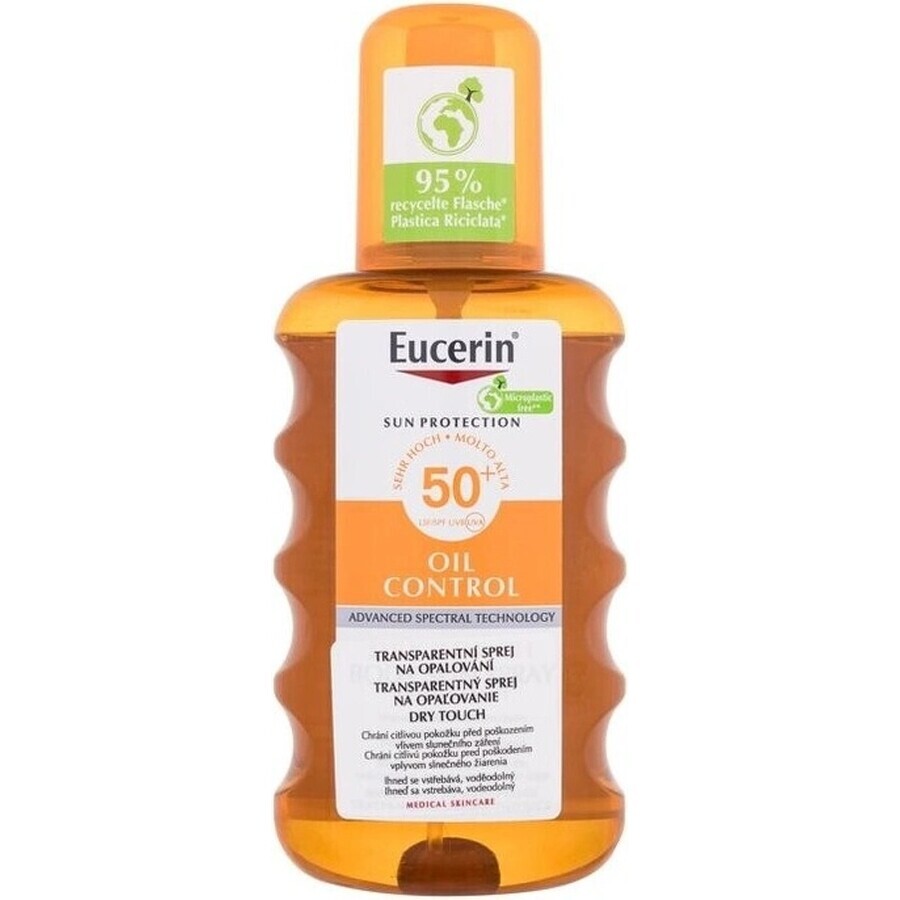 Eucerin SUN Dry Touch OIL CONTROL SPF 50+ 1×200 ml, heldere spray