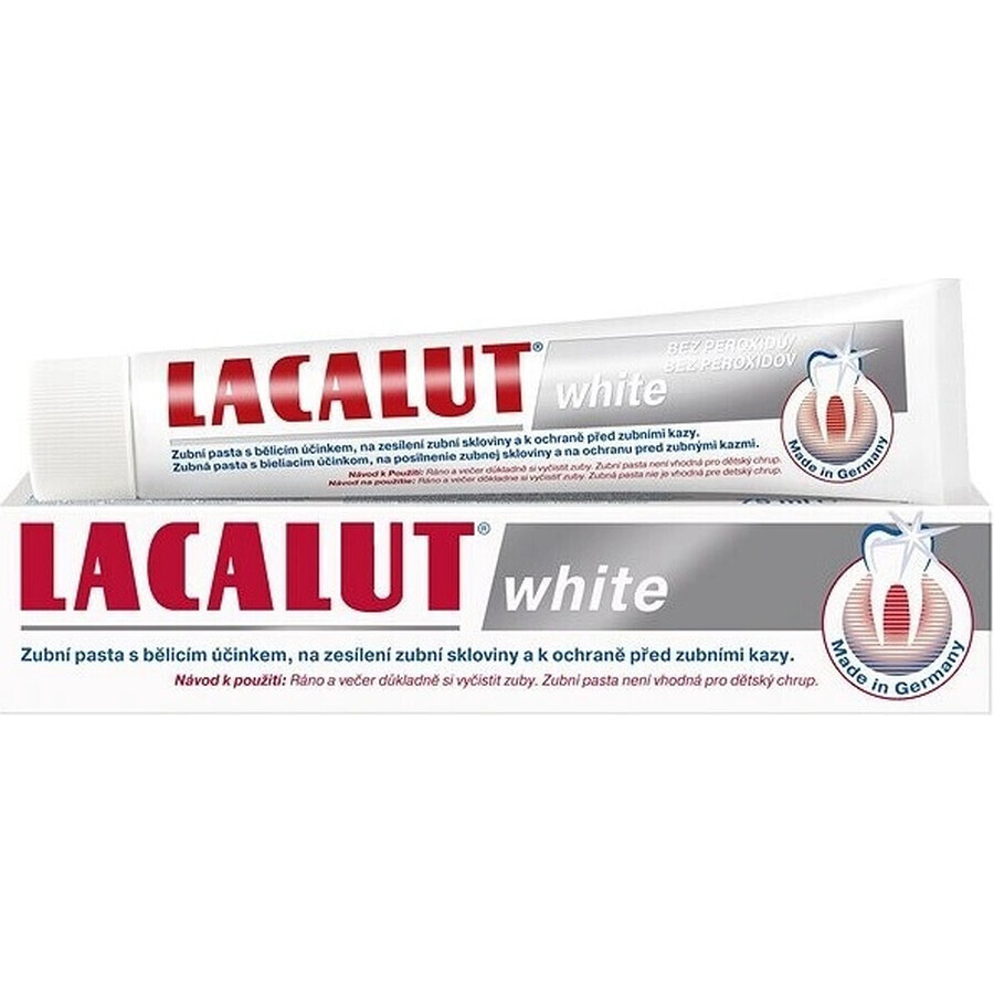 LACALUT WHITE TOOTH PASTE 1×75 ml, Paste