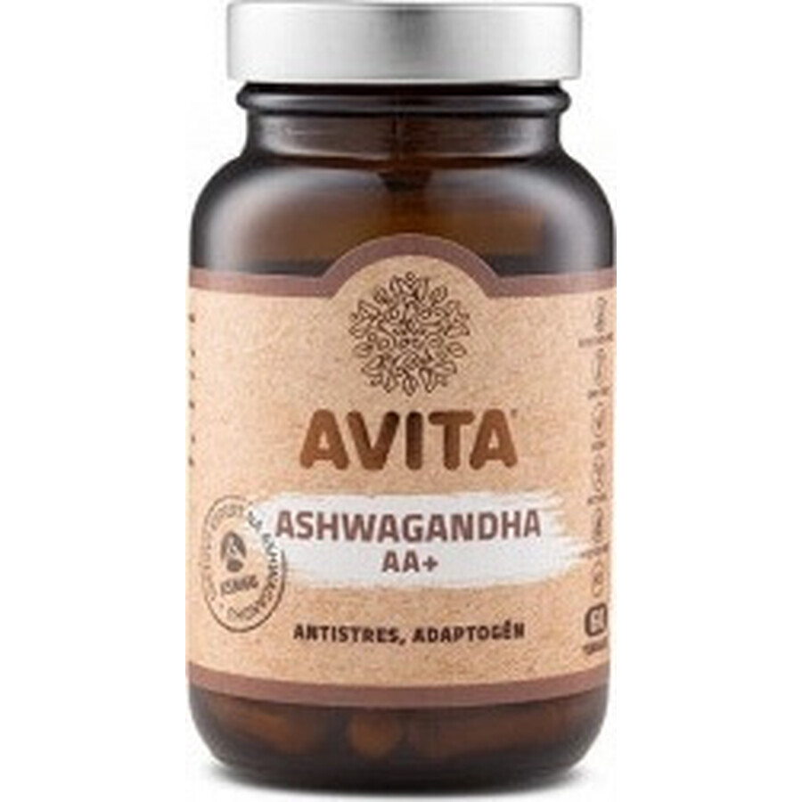 AVITA ASHWAGANDHA AA+ 1×60 cps, voedingssupplement