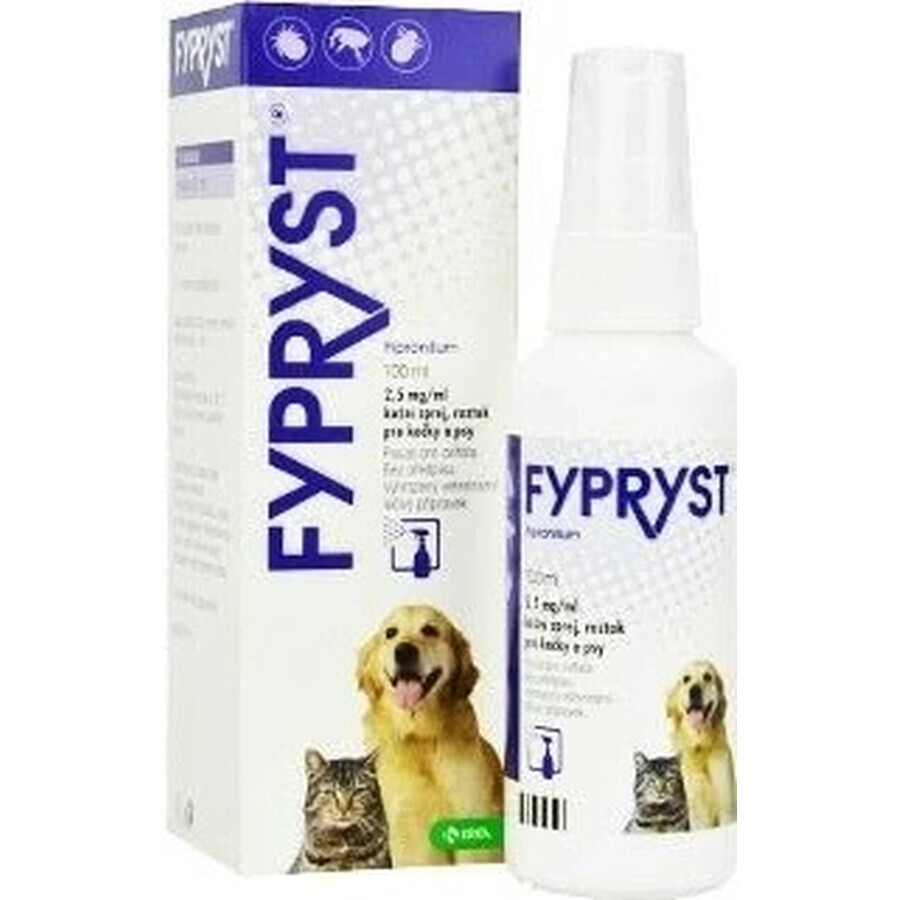 FYPRYST 2,5 mg/ml 1×100 ml, spray antipulgas