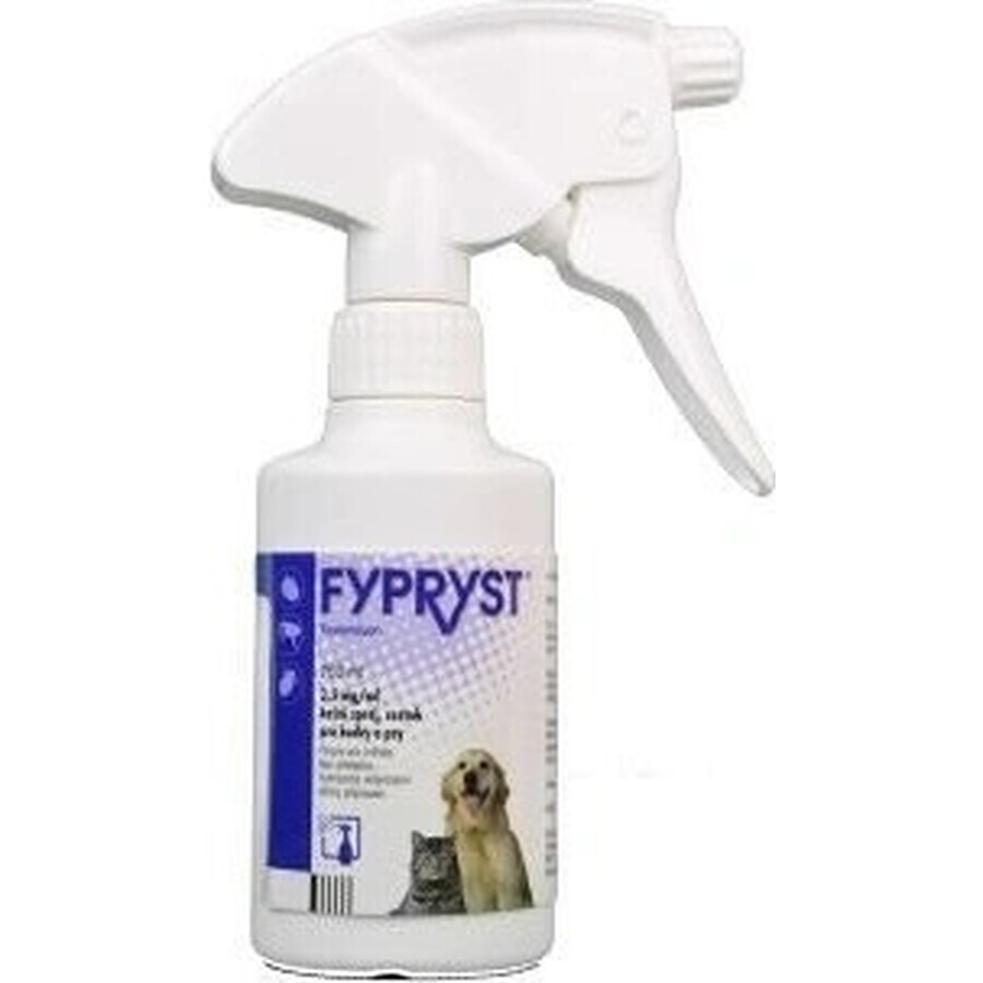 FYPRYST 2,5 mg/ml 1×100 ml, spray antipulgas