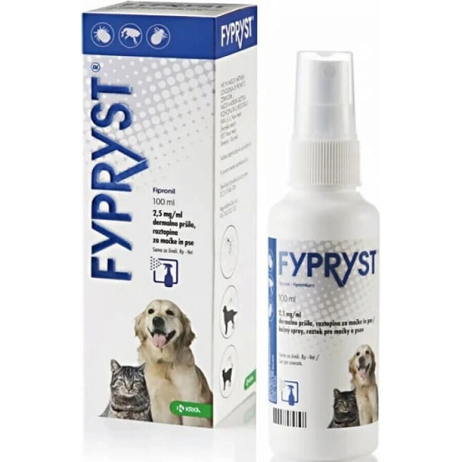 FYPRYST 2,5 mg/ml 1×100 ml, spray antipulgas