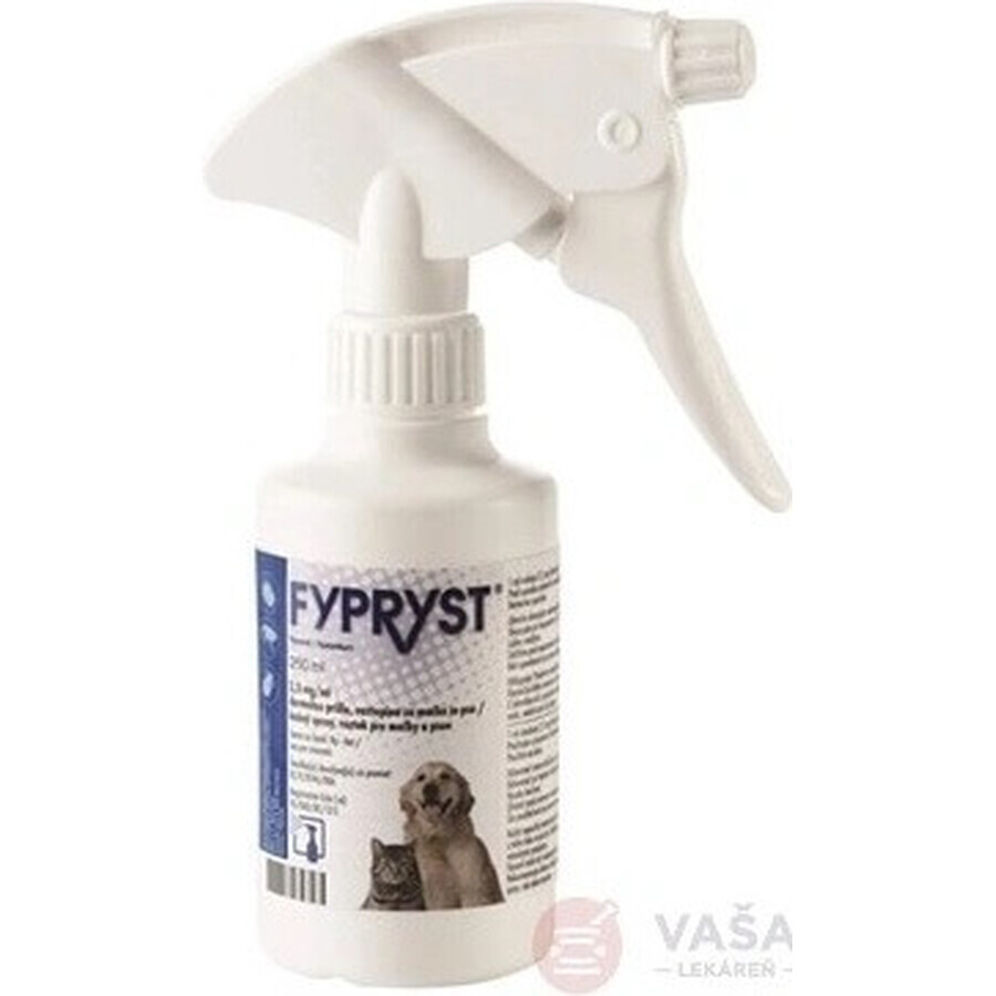 FYPRYST 2,5 mg/ml 1×100 ml, spray antipulgas