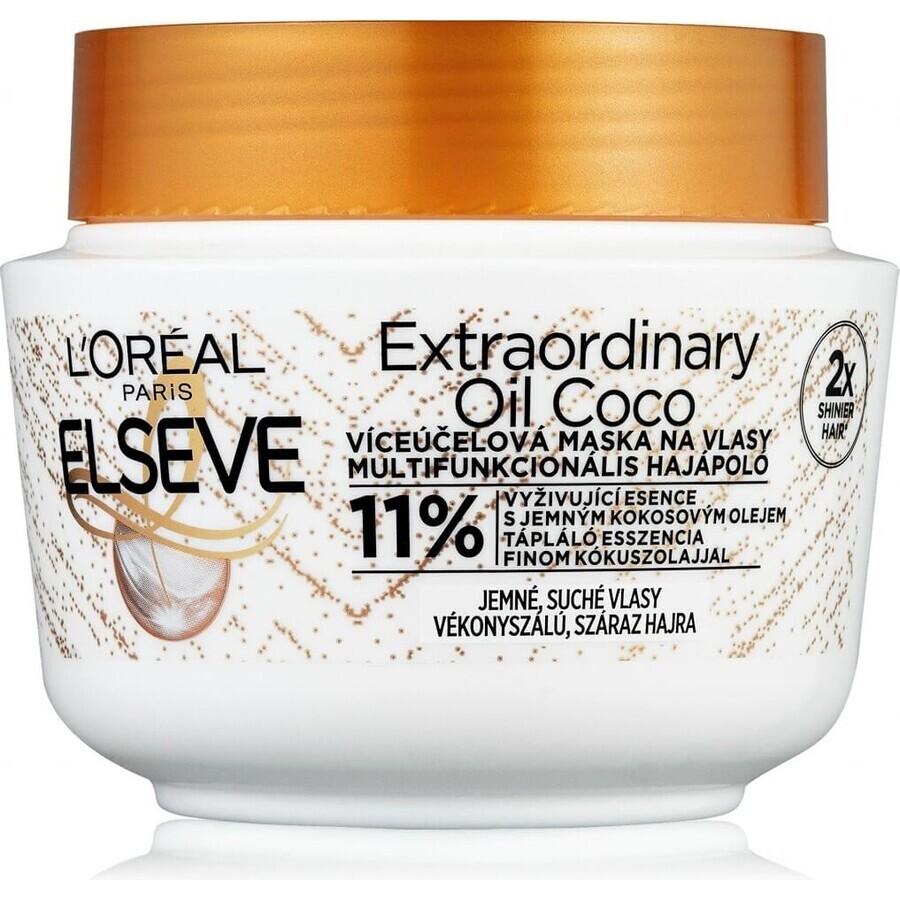 L'Oréal Paris Elseve Extraordinary Oil Coco Mask, 300 ml 1×300 ml masker