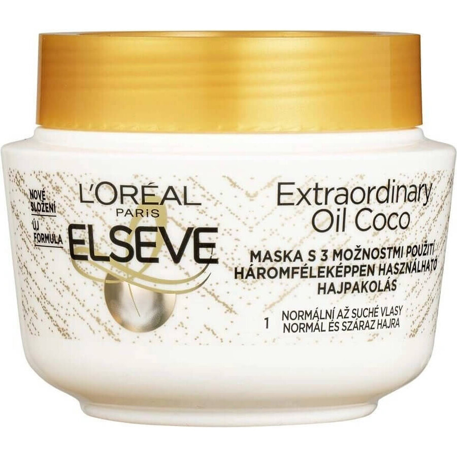 L'Oréal Paris Elseve Extraordinary Oil Coco Mask, 300 ml 1×300 ml masker