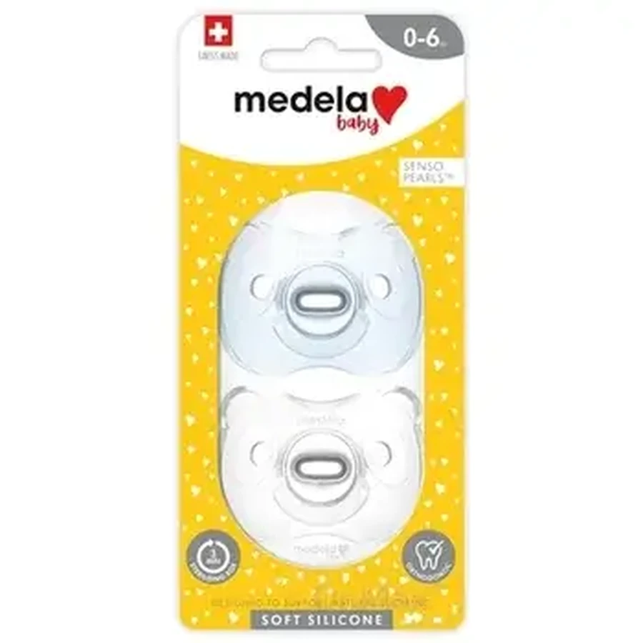 MEDELA SILICON SILICON SOFT Succhietto per neonati Ragazzo 1×2 pz. 0-6 l