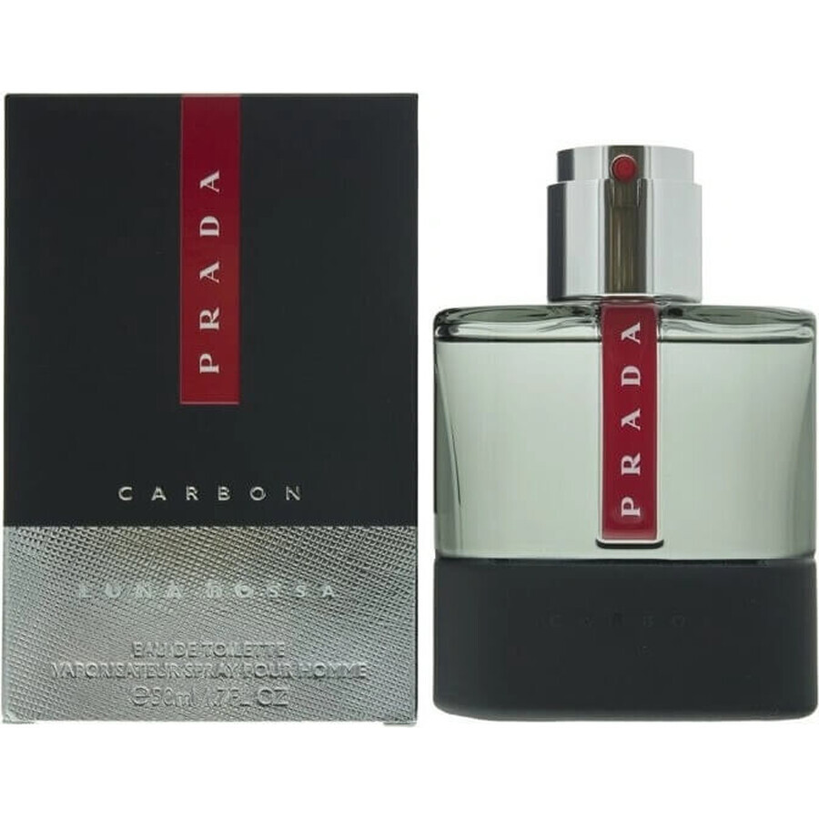 Prada Luna Rossa Carbon Edt 50ml 1×50 ml, Eau de Toilette