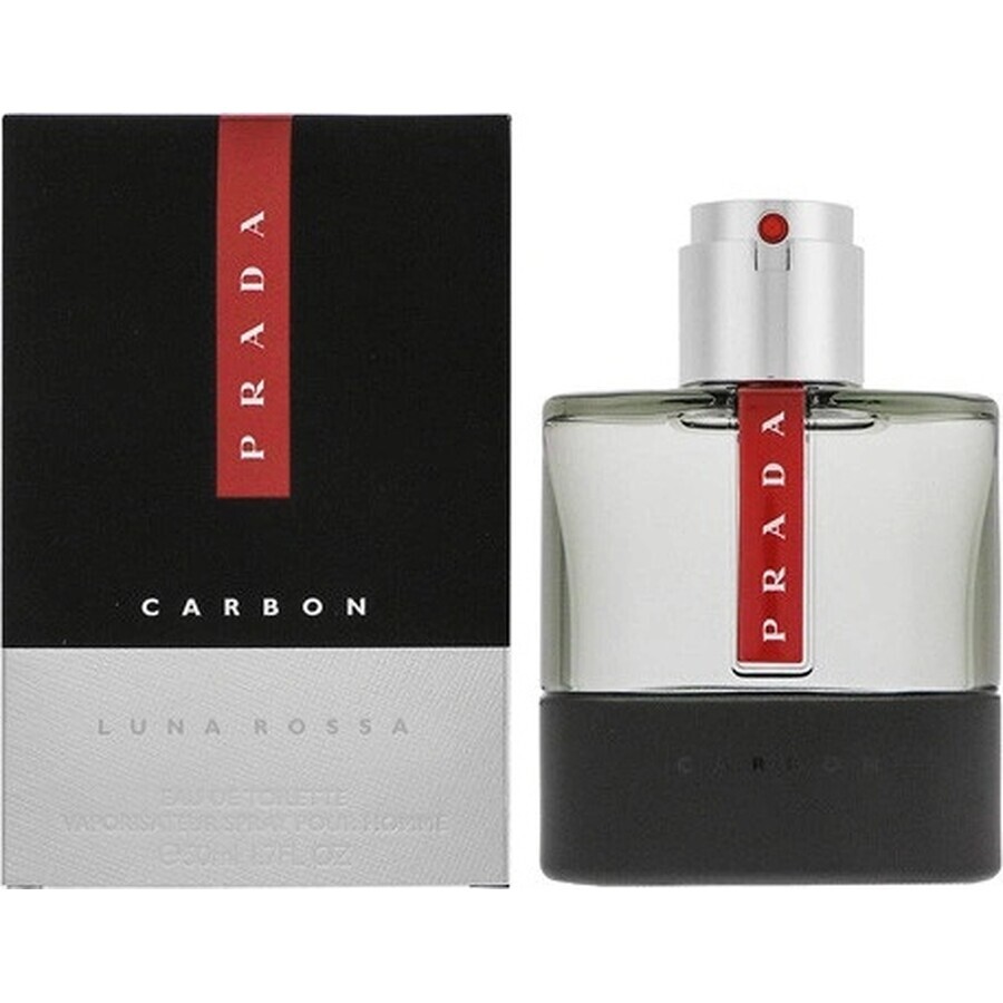 Prada Luna Rossa Carbon Edt 50ml 1×50 ml, Eau de Toilette