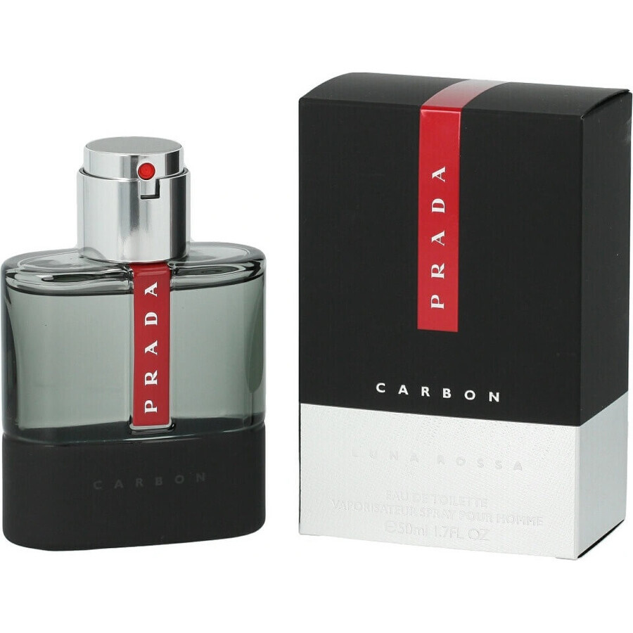 Prada Luna Rossa Carbon Edt 50ml 1×50 ml, Eau de Toilette