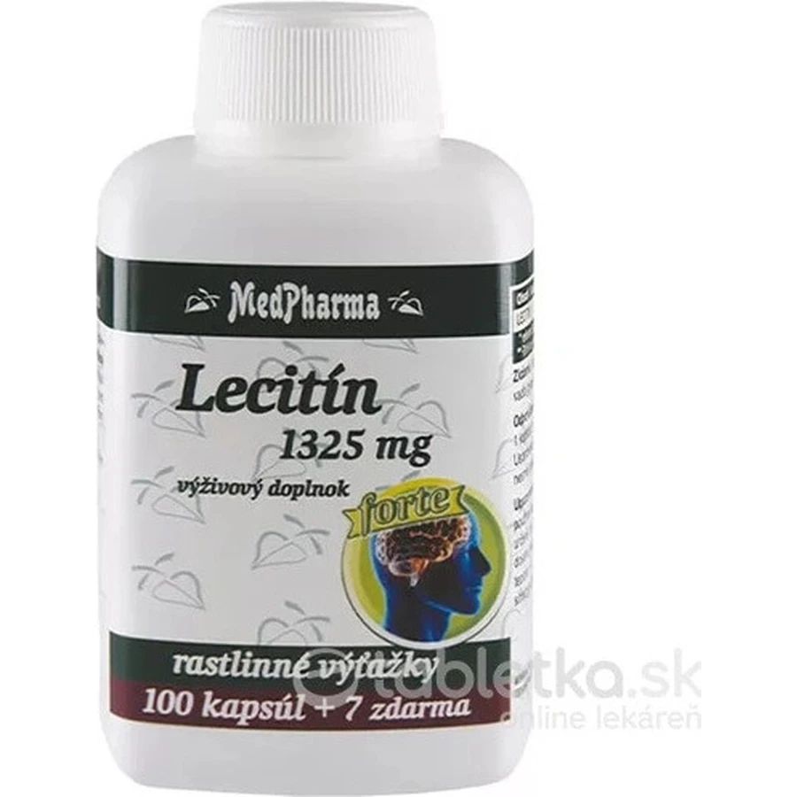 MedPharma Lecithin Forte 1325 mg 1×107 cps, food supplement
