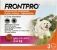 FRONTPRO&#174; antiparasitaire kauwtabletten voor honden (2-4 kg) 1&#215;3 tbl, antiparasitaire tabletten