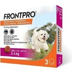 FRONTPRO® antiparasitaire kauwtabletten voor honden (2-4 kg) 1×3 tbl, antiparasitaire tabletten