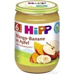 HiPP Biologische appels met mango en bananen 1×190 g, fruitsnack voor kinderen