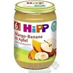 HiPP Biologische appels met mango en bananen 1×190 g, fruitsnack voor kinderen