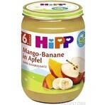 HiPP Biologische appels met mango en bananen 1×190 g, fruitsnack voor kinderen