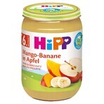 HiPP Biologische appels met mango en bananen 1×190 g, fruitsnack voor kinderen