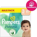 PAMPERS HARMONIE BABY DIAPERS V.3 6-10KG 87KS 1×87 buc, scutece în mărimea 3