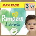 PAMPERS HARMONIE BABY DIAPERS V.3 6-10KG 87KS 1×87 buc, scutece în mărimea 3