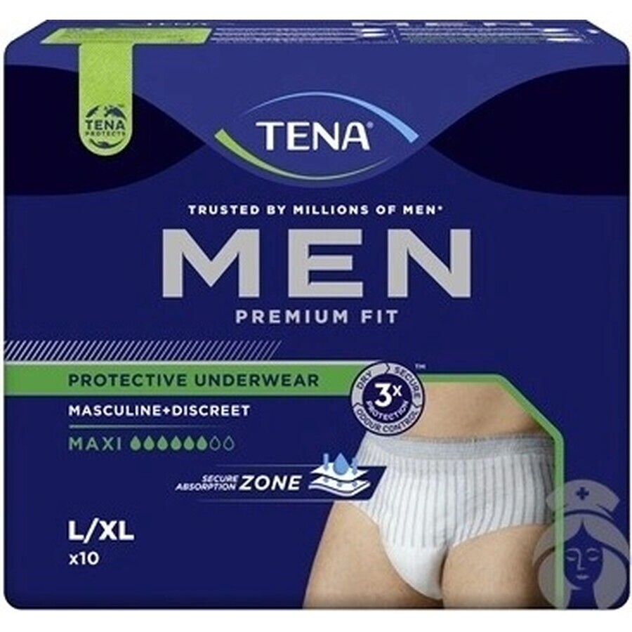 TENA Lenjerie intimă de protecție pentru bărbați Level 4 L 1×10 buc, lenjerie intimă