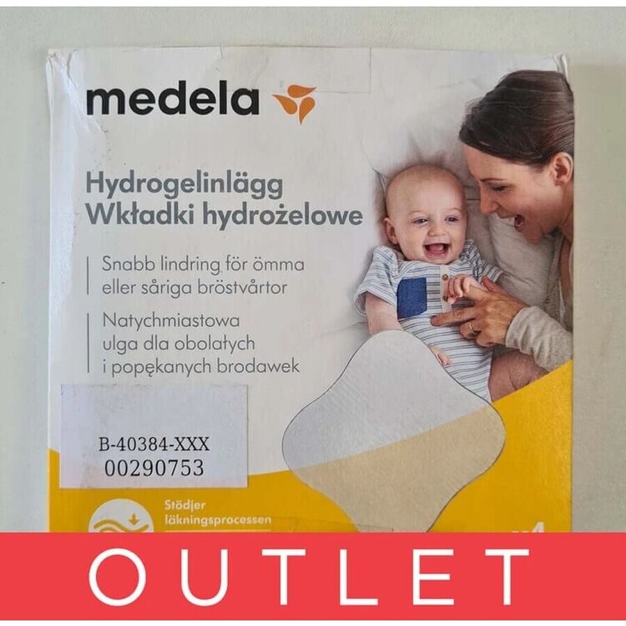 Medela Cuscinetti idrogel - 4 pezzi 1×4 pezzi, Cuscinetti idrogel