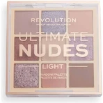 Revolution, Ultimate Nudes Light, paleta cieni do powiek 1×0,90 g, paleta cieni do powiek: ceny i cechy
