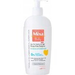 Mixa Baby Surgras Gel lavant corps et cheveux sans savon 1×250 ml, gel lavant pour bébés