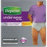 DEPEND MAXIMUM L/XL für Männer 1×9 Stück, elastische Slips, Hüftumfang 95-150 cm
