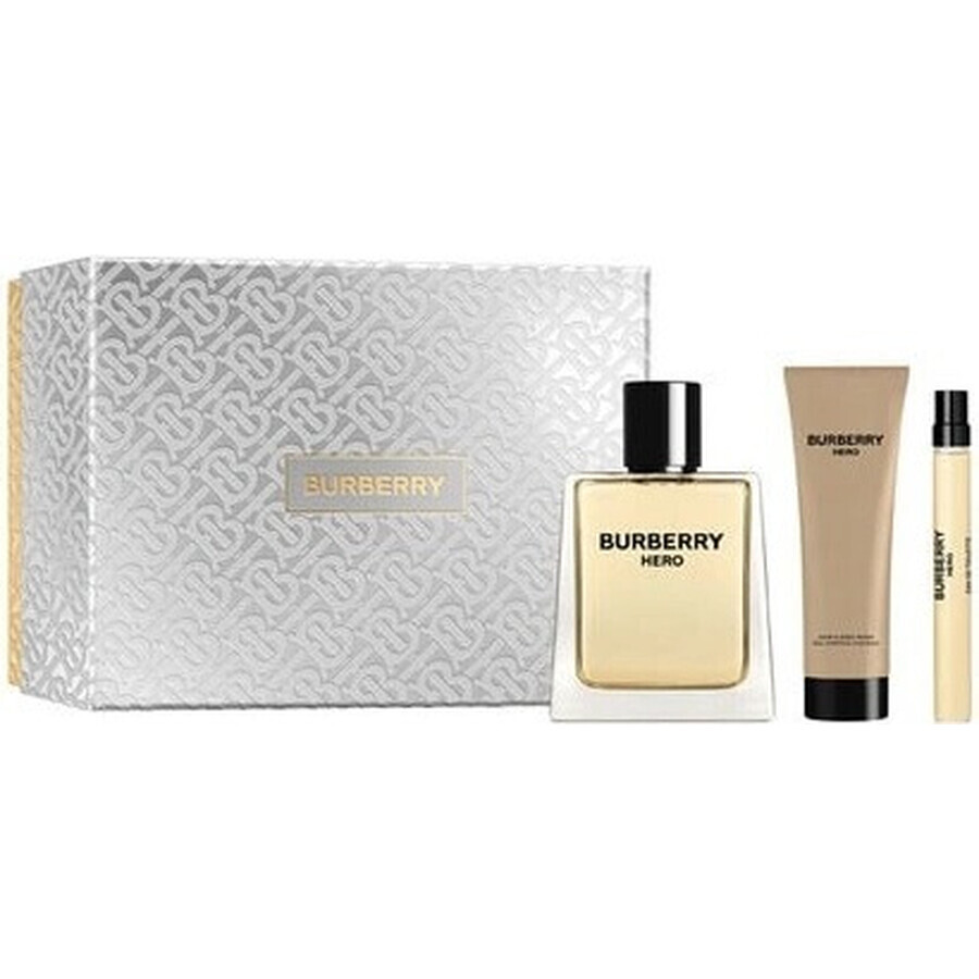 Burberry Hero 1×1 set, 100ml eau de toilette + 75ml gel douche + 10ml eau de toilette