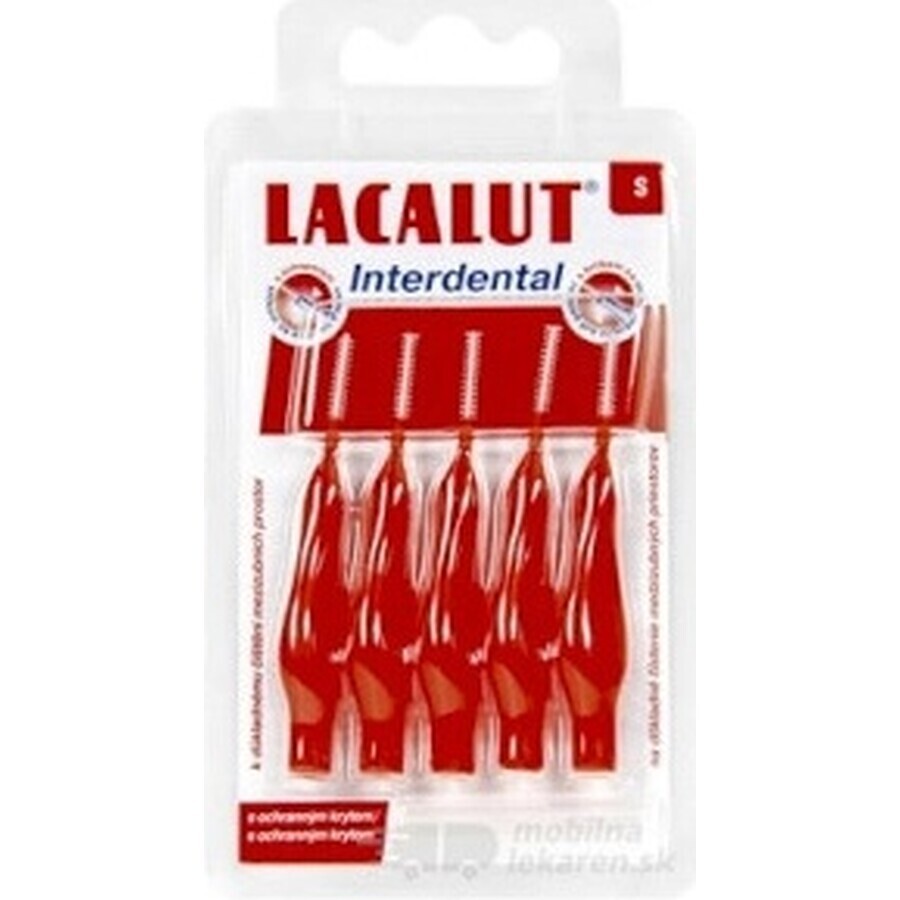 LACALUT INTERDENTAL INTERDENTAL FLEXIBLE S 1×5 pcs, complete cleaning of interdental spaces