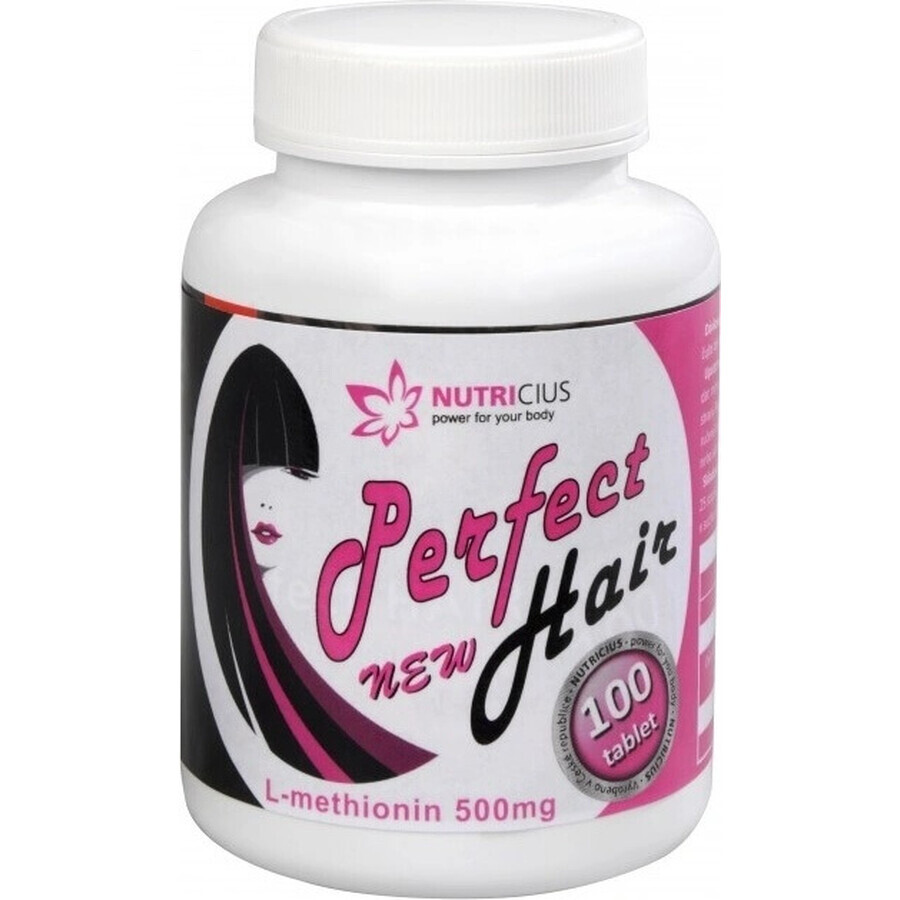 NUTRICIUS Perfect HAIR nieuw 1×100 tbl (methionine 500 mg)