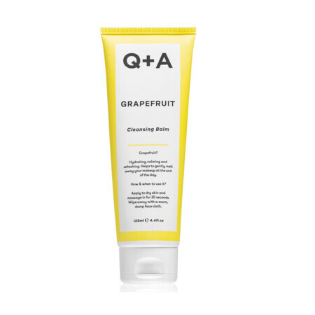 Reinigingsbalsem met grapefruit, 125 ml, Q+A