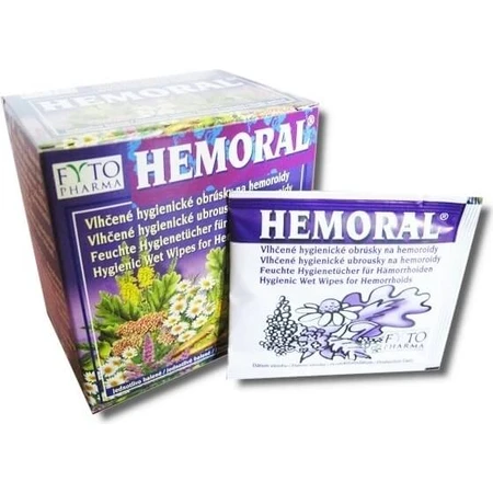 Natte doekjes FYTO HEMORAL 1×20 stuks, natte doekjes