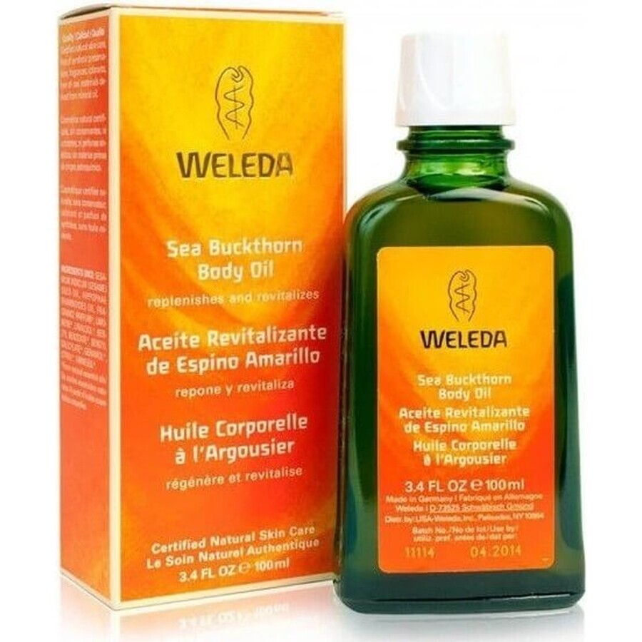 WELEDA Olio vitalizzante di olivello spinoso 1×100 ml, olio