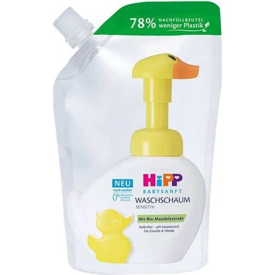 HIPP BABYSANFT mousse lavante 1×250ml, mousse lavante, recharge