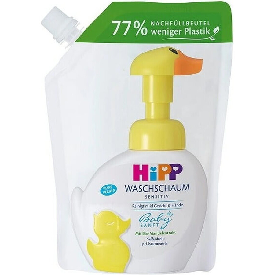 HIPP BABYSANFT mousse lavante 1×250ml, mousse lavante, recharge