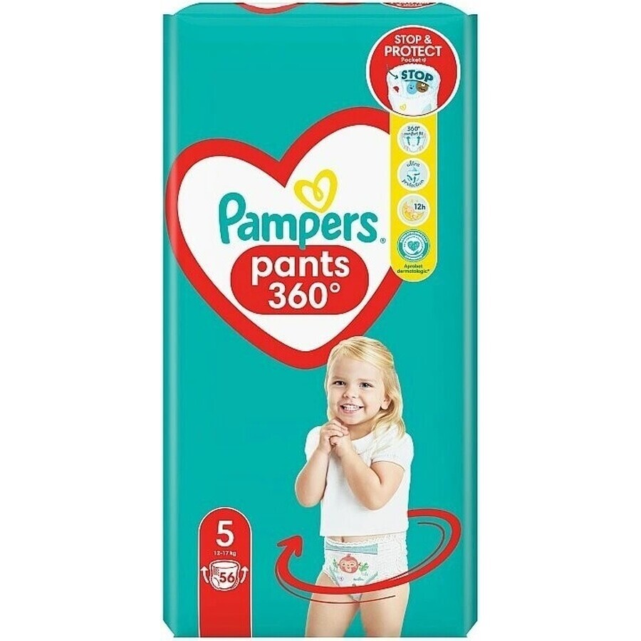 Pampers Pants GP S5 56 pcs (12-17kg) 1×56 pcs