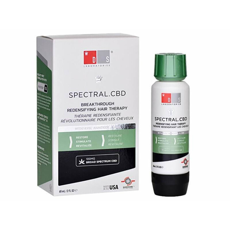 DS Laboratories siero anti-caduta dei capelli con Nanoxidil SPECTRAL CBD 60 ml 1×60 ml, siero anti-caduta dei capelli