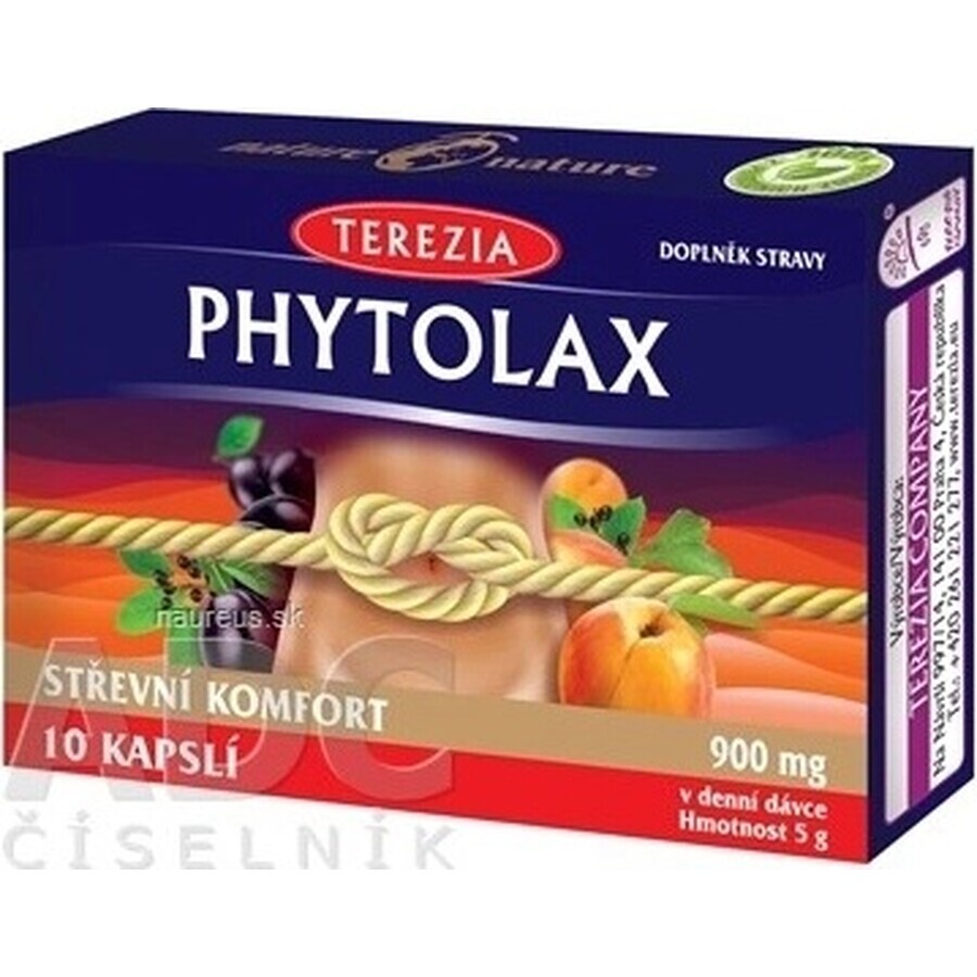 TEREZIA PHYTOLAX 1×10 cps, supliment alimentar